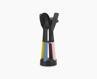 [half-width] Elevate™ Slim 4-piece Utensil Set with Storage Stand - 10542 - Image 4