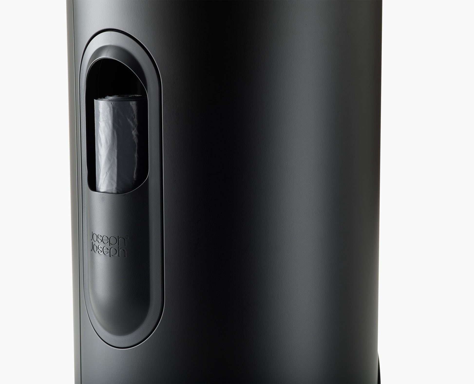 [half-width] Arc™ 30L Easy-push Matt Black Pedal Bin Starter Set