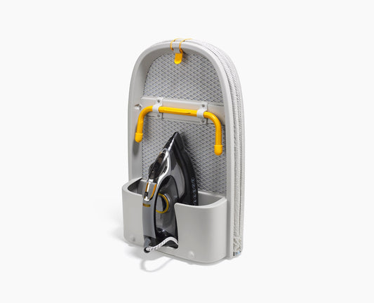 [hidden] Pocket Max 110cm Folding Ecru Ironing Board