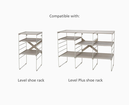 [half-width] Level™ Pack of 2 Adjustable Shelves - 55010 - INFO