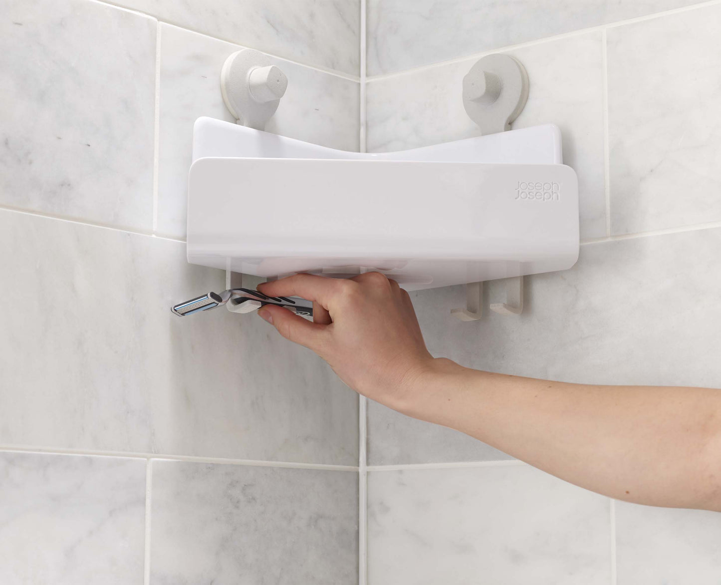 [half-width] EasyStore™ 2-piece Corner Shower Shelf Set - 70550 - Image 5