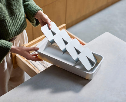 [half-width] DrawerStore™ Large Tiered Cutlery Organiser