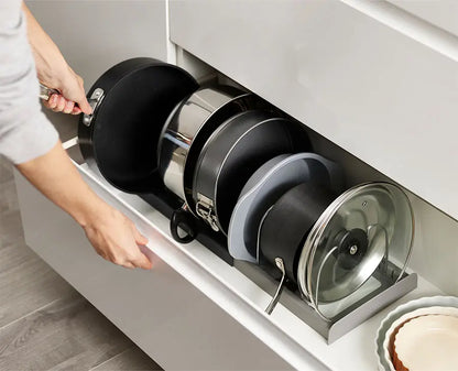 [lifestyle] [hidden] DrawerStore™ Expanding Cookware Organiser - 85167 - Image