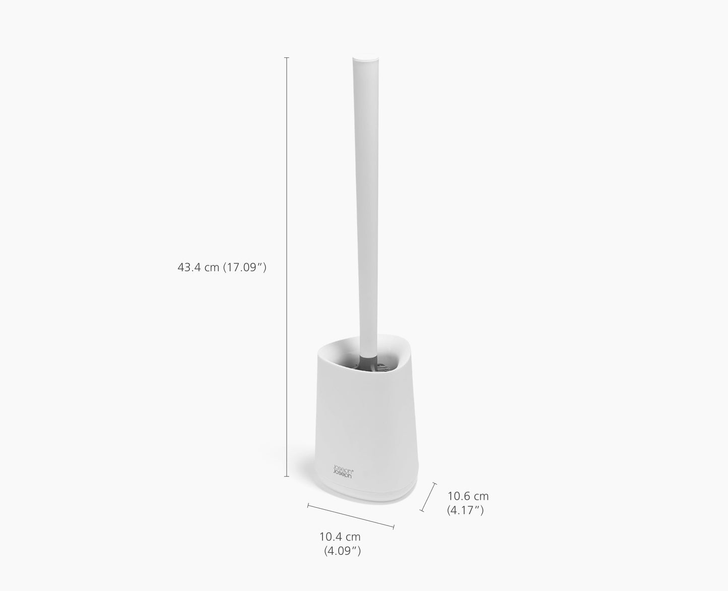 [half-width] Flex™ 360 Lite Pack of 2 Matt White Toilet Brushes
