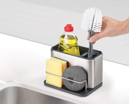 [half-width] 2-piece Stainless-Steel Drainer & Sink Organisation Set